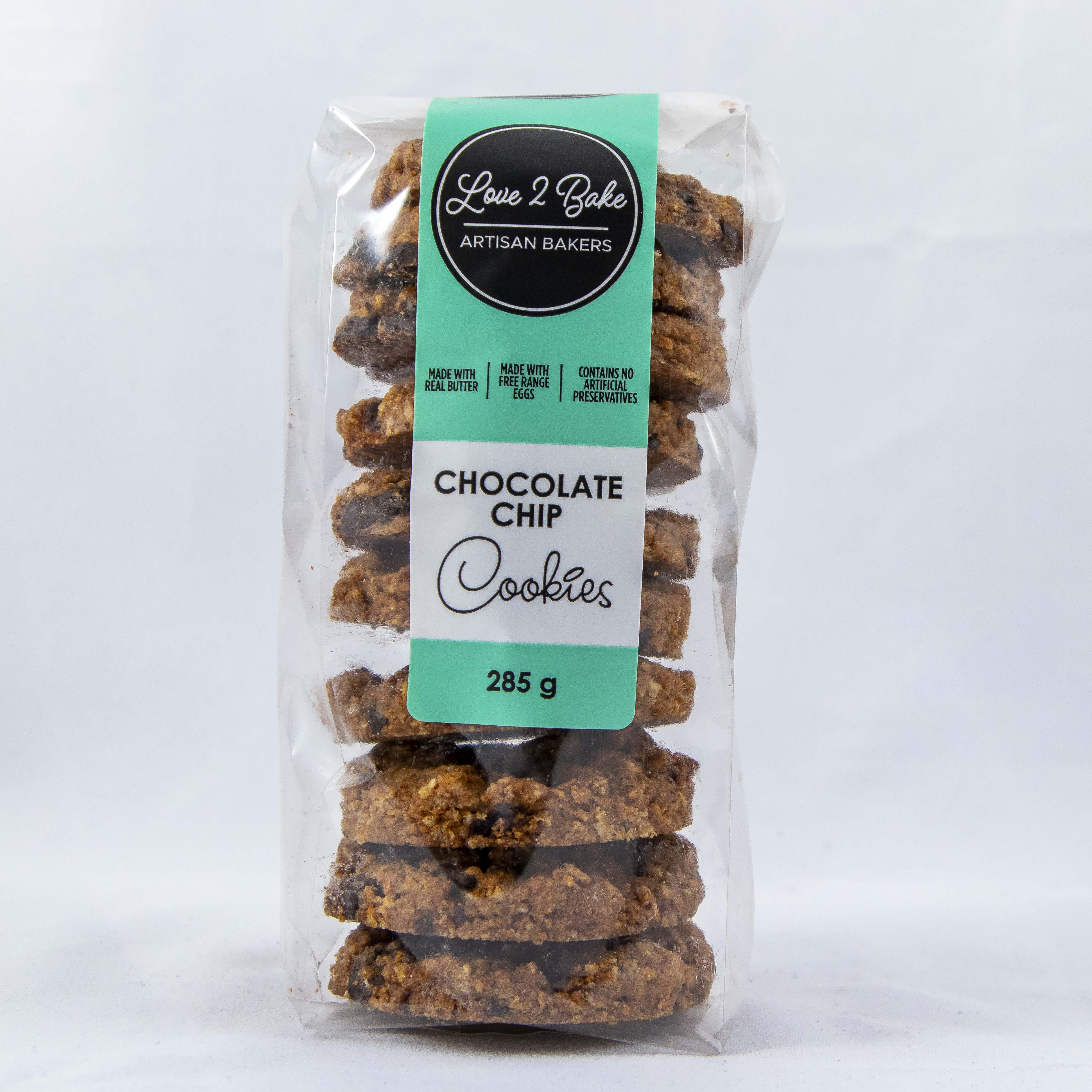 Chocolate Chip Cookies 285g | Love2Bake – Love2bake