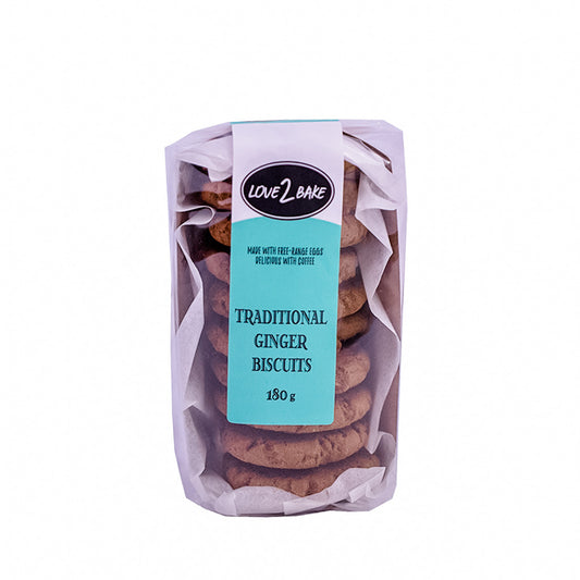 Traditional Ginger Biscuits (180g)
