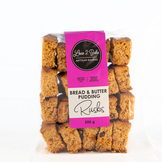 Bread & Butter pudding Rusks (500g)