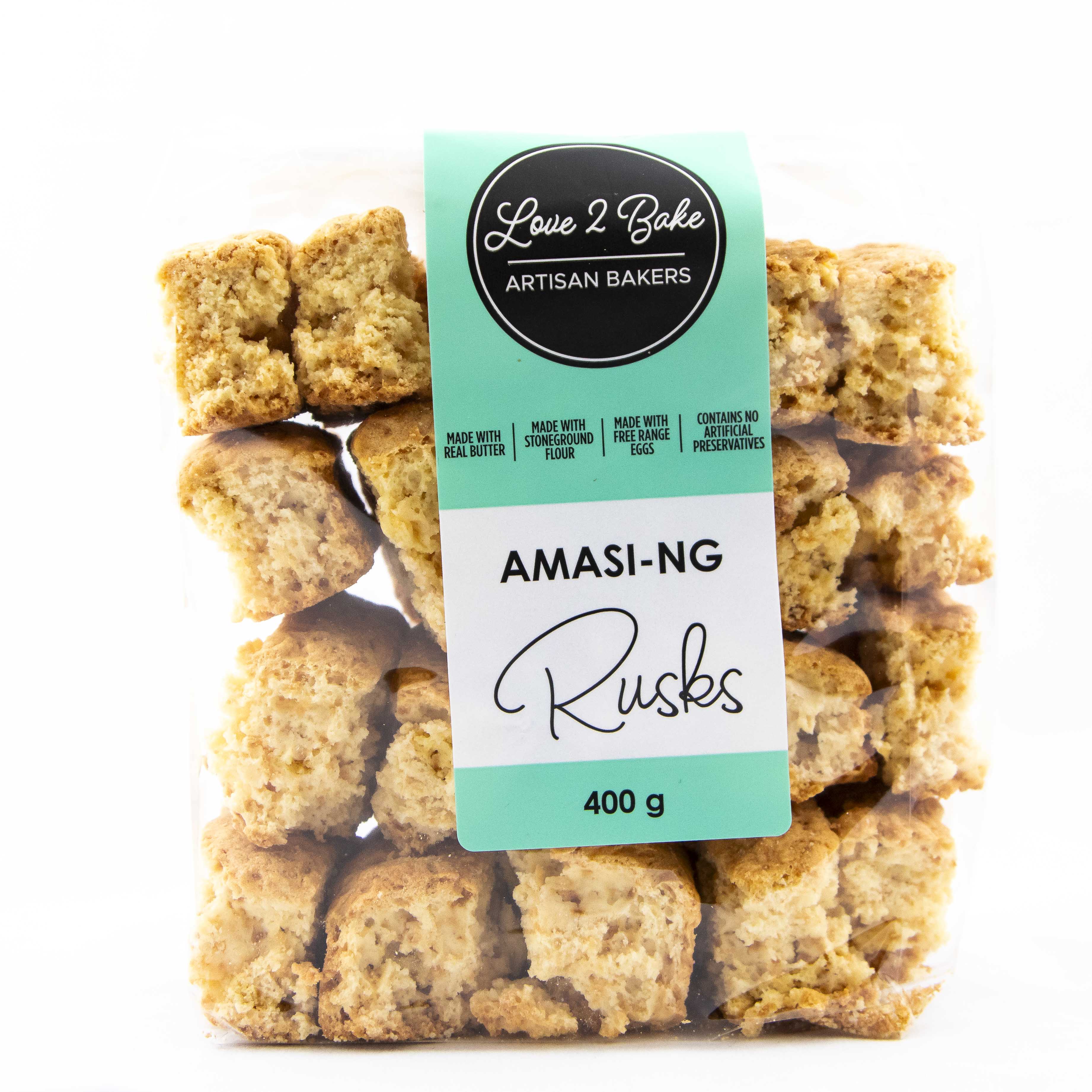 Azan Rusk Amaz-ing Rusks | Love2Bake – Love2bake