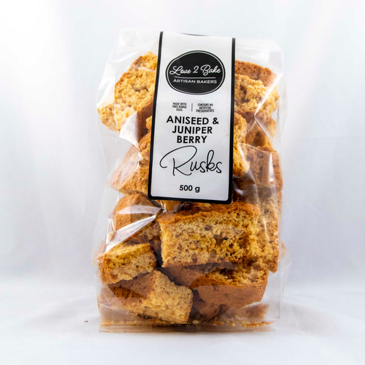 Aniseed & Juniper Berry Rusks (500g)