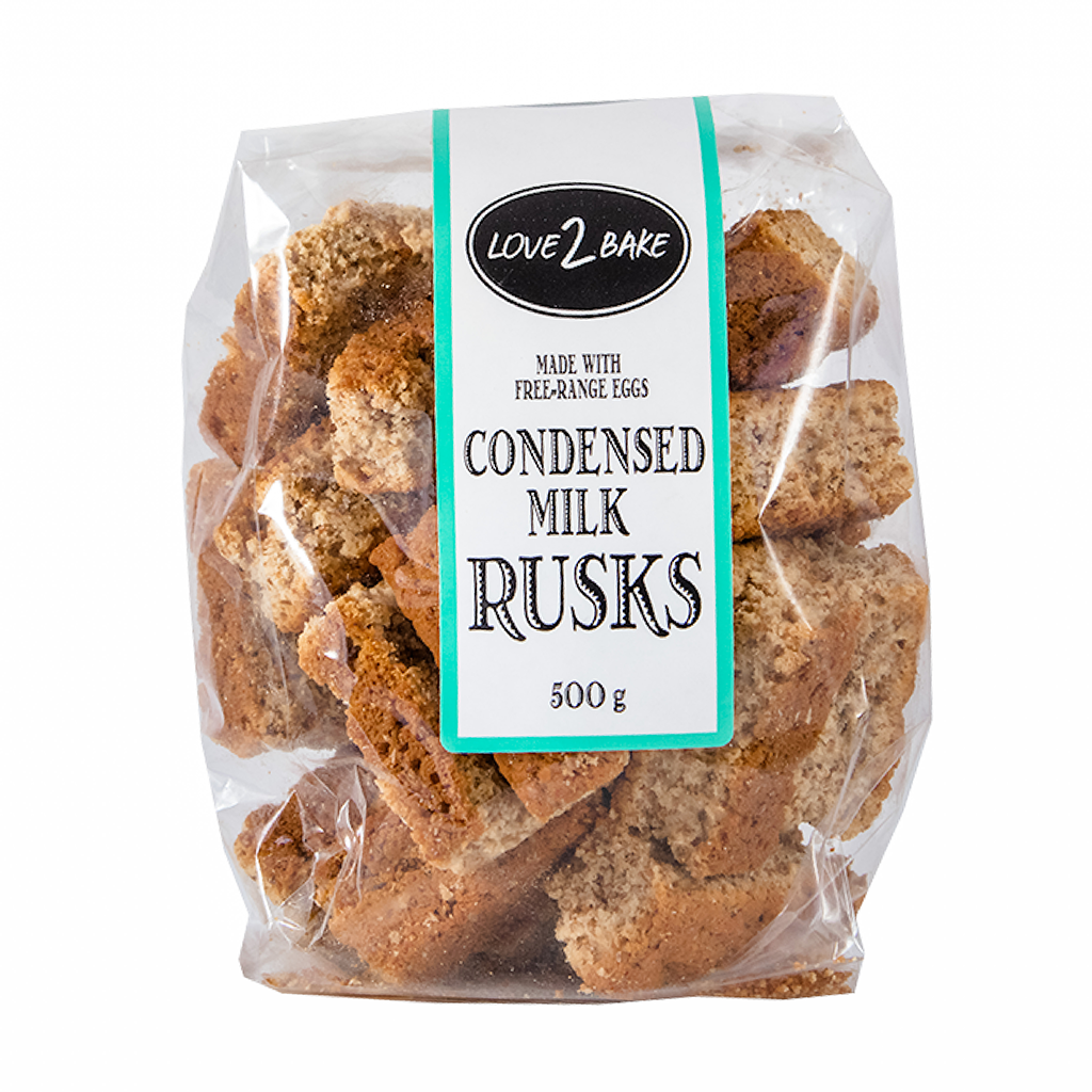 Condensed Milk Rusks | Love2bake